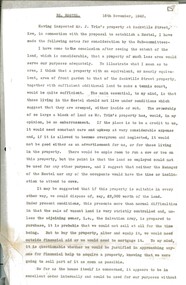 Document - Document, notes, Re. Hostel