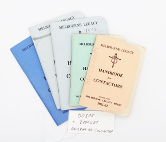 Booklet, Handbook for Contactors, 1x1959, 1x1961, 1x1996, 2x1972