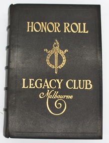 Book, Honor Roll Legacy Club Melbourne
