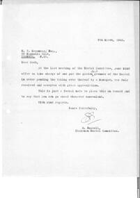 Letter - Document, letter