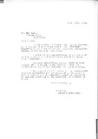 Letter - Document, letter, 1943