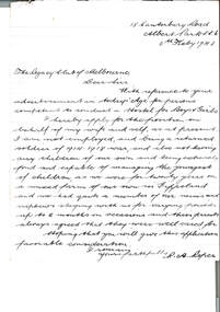 Letter - Document, letter