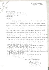 Letter - Document, letter, 1943