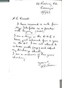 Letter - Document, letter