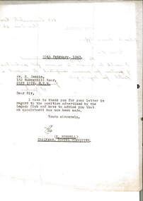 Letter - Document, letter