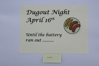 Poster, Dugout Night