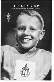 Pamphlet - Document, brochure, The Legacy Boy - worthy son of a worthy father, 1960