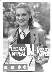 Photograph - Photo, Legacy Appeal 1984, Selling Badges, 1984