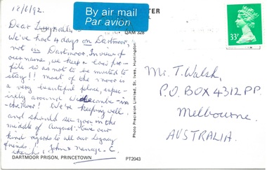 Postcard - Document, postcard, 1992