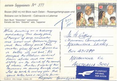 Postcard - Document, postcard