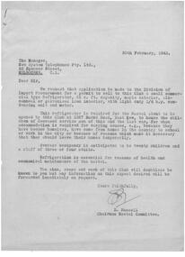 Letter - Document, letter, 1943