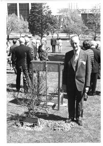 Photograph, Planting Olive Tree at Shrine 1973, 1973