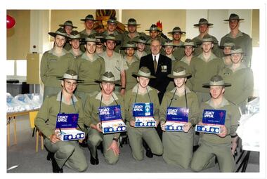 Photograph - Photo, Legacy Appeal 2000, Preparing for Badge Week, 2000