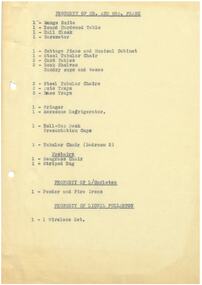 Document, Property of Mr. and Mrs. Frank, 1943
