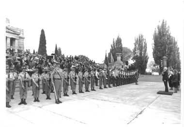 Photograph, Anzac commemoration for students 1992, 1992