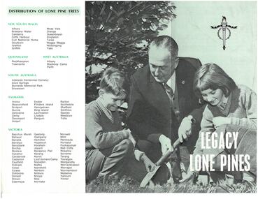 Pamphlet, Legacy Lone Pines, 1971