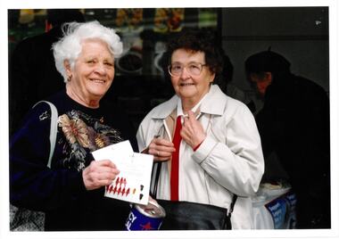 Photograph - Photo, Legacy Appeal 2003, Selling Badges, 2003