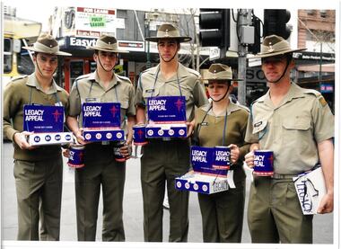 Photograph - Photo, Legacy Appeal 2001, Selling Badges, 2001