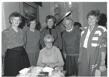 Photograph - Photo, Stamp sorting, Widows activities, 1992