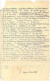 Document, Main Committee