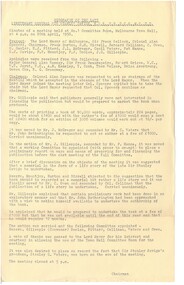 Document - Minutes, Biography of the Late Lieutenant General Sir Stanley Savige, K.B.E., C.B., D.S.O., M.C., E.D, 1956