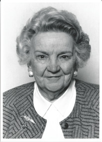 Photograph, Widow Committee member, 30/10/1991