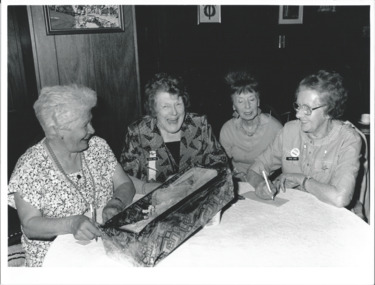 Photograph, Widows Club, 30/10/1991