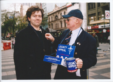 Photograph - Photo, Legacy Appeal 2004, Selling Badges, September 2004