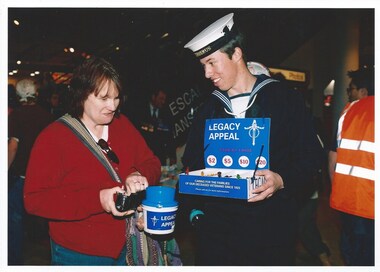 Photograph - Photo, Legacy Appeal 2005, Selling Badges, September 2005