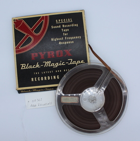 Audio - Recording, tape, "1958 ABC Anzac Obs"  "The Story of the Yarra.", 1958