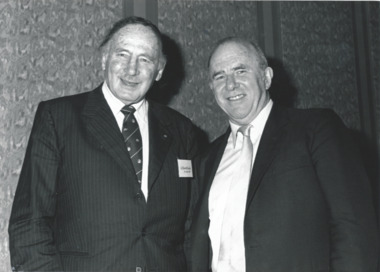 Photograph, 70th Anniversary - Sir 'Weary' Dunlop and Clive James, 1993