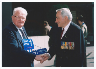 Photograph - Photo, Legacy Appeal 2008, Selling Badges, September 2008