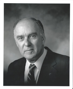 Photograph - Portrait, President Chas Wilks 1989, 1989