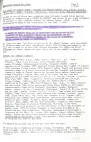 Document, Guest of Honour today - Colonel Sir Edward Dunlop, Kt., C.M.G., O.B.E, 02/08/1977
