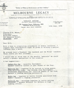 Letter - Document, letter, 11/06/1979