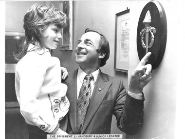 Photograph, President Geoff Handbury 1973, 1973