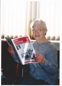 Photograph, Widow at Legacy House, 2001