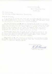 Letter - Document, letter, 1959