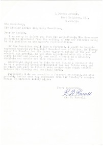 Letter - Document, letter, 1959