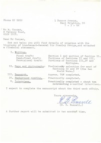 Letter - Document, letter, 1958
