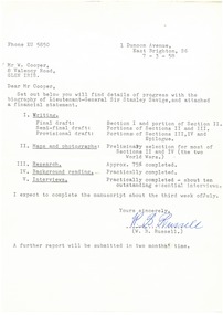 Letter - Document, letter, 1958