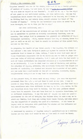 Document - Speech, Dinner - 4th November, 1939. SGS, 1939