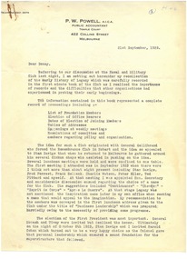 Letter, Correspondence (H46), 1928