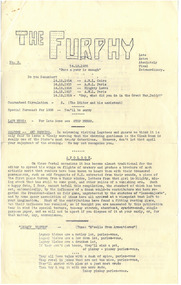 Document - Document, newsletter, The Furphy, 1935