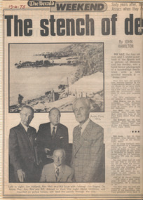 Newspaper - Document, article, The stench of death still lingers, 1975