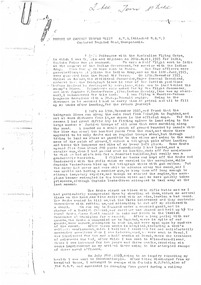 Document - Document, report, Report of Captain Thomas White
