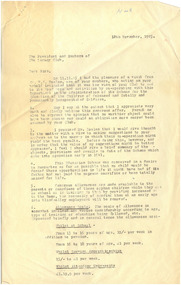 Letter - Document, letter, (H48), 1925