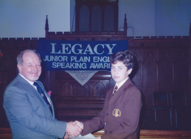 Photograph, Speaking Contest 1991, 1989
