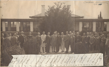 Photograph - Photo, Conference in Canberra 1930, 1930