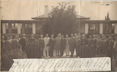 Photograph, Conference in Canberra 1930, 1930